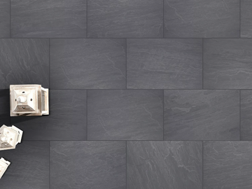 TEMPIO KANDLA ANTRACITE - Porcelain stoneware outdoor floor tiles with stone effect by PIETRA SINTERIZZATA - view 2
